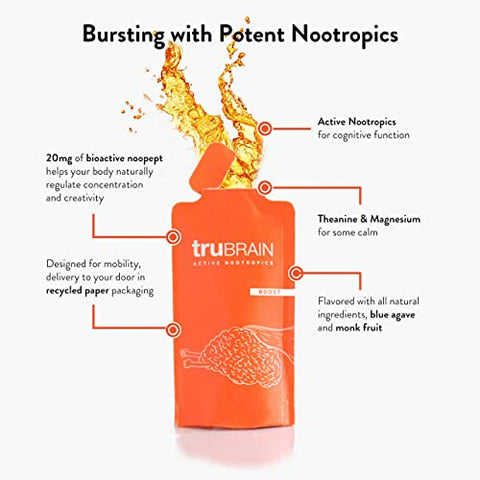 Drinks – Alimento Cerebral Nootrópico Desenvolvido por Neurocientistas para Aumentar a Performance Mental | TruBrain - TruBrain