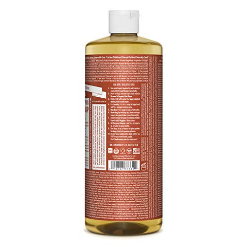 Dr. Bronner's - Dr. Bronner’s – Sabonete Líquido Puro-Castela (Eucalipto, 946 ml, 2-Pack) – Feito com Óleos Orgânicos, 18 Usos: Rosto, Corpo, Cabelo, Lavanderia, Animais de Estimação e Louças, Concentrado, Vegano