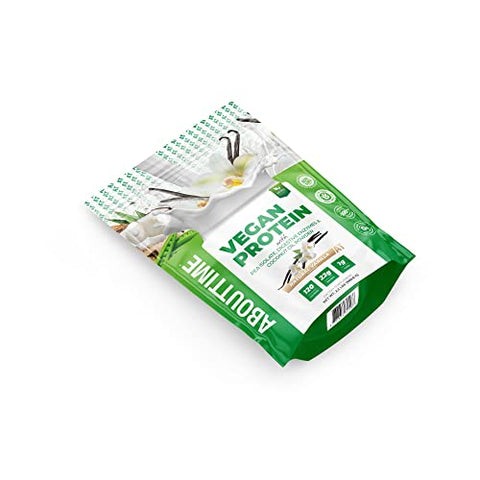Suplemento Proteico Vegano, Baunilha, 2 Libras (907g) - About Time