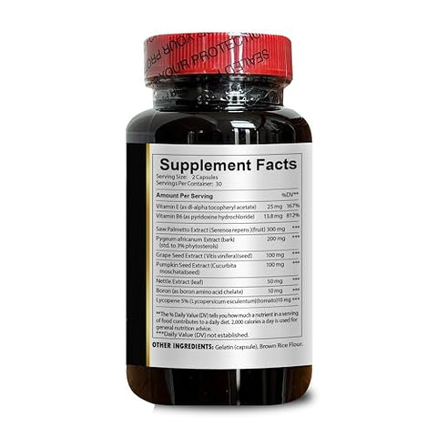 OLANTA TRADE SOLUTION - Suplementos de Próstata para Homens – Suporte Herbal para Próstata, Suplemento de Suporte para a Saúde Masculina, Suporte Natural para Próstata – 2 Frascos 120 Cápsulas