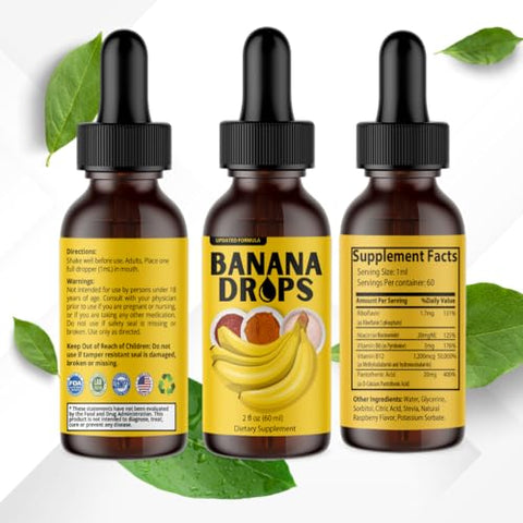 Proven.bio - Banana Drops – Fórmula Oficial de Gotas Líquidas de Banana (Visto nas Redes Sociais)