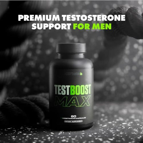 by V Shred Test Boost Max – Suplemento de Testosterona para Homens – Tribulus Terrestris – Energia Natural, Resistência e Força – 60 Cápsulas Livres de Glúten - Sculpt Nation