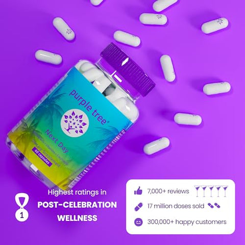purple tree - Árvore roxa Next Day, Bem-estar pós-celebração | Reposição