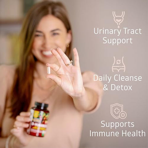 2-Pack N1N Premium D Mannose com Cranberry e Dandelion [Força Máxima, 1350mg] Suporte à Saúde do Trato Urinário, Elimina Impurezas e Suporte à Saúde da Bexiga - Number One Nutrition