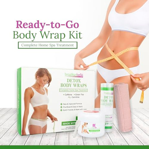 Brazilian Belle - Bikini Body – Envoltórios Corporais Firmadores para Barriga, Pele Firme e Combate à Celulite. Resultados Rápidos