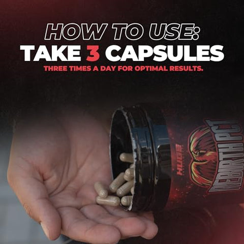 Huge Supplements - Rebirth PCT para Homens, Suplemento Mais Potente – Marca Líder