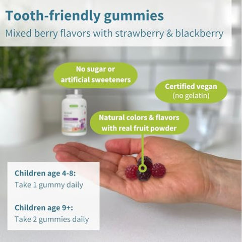 Igennus Healthcare Nutrition - Multivitamínico Infantil em Goma Metilado, Suplemento MTHFR com Vitaminas B – Marca Methylated Kids