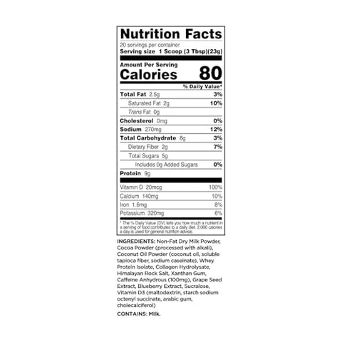 Energy Original Dutch Hot Cocoa (20 Porções) – Sem Glúten, Sem Soja, Sem Amendoim – Energize-se com o Melhor Cacau Quente! - Perk
