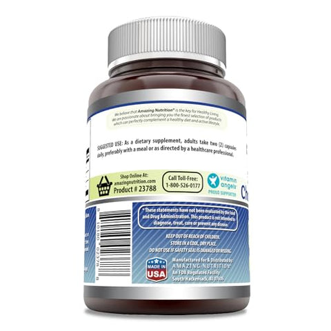 Amazing Nutrition - Amazing Formulas Glucosamina Condroitina MSM – 240 Cápsulas (Non-GMO) – Suporta Articulações Saudáveis, Cartilagem e Tecido Conjuntivo – Promove Conforto Articular