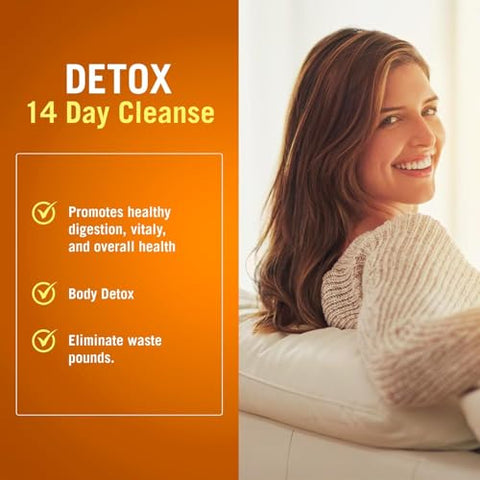Generic - Centuryⁿ Syst𝐞ms The Cleaner Detox – Fórmula Completa de Limpeza Interna de 14 Dias para Mulheres, Apoia a Saúde Digestiva, 104 Cápsulas Vegetarianas