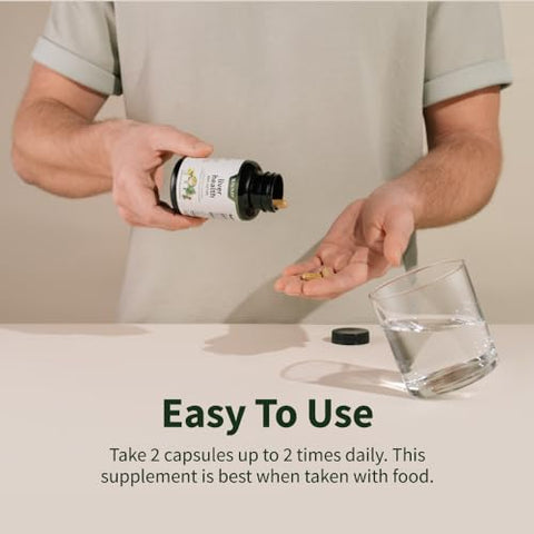 Suporte para a Saúde do Fígado, Limpeza Natural e Desintoxicação do Fígado, 60 Unidades (Pacote com 2) - Snap Supplements