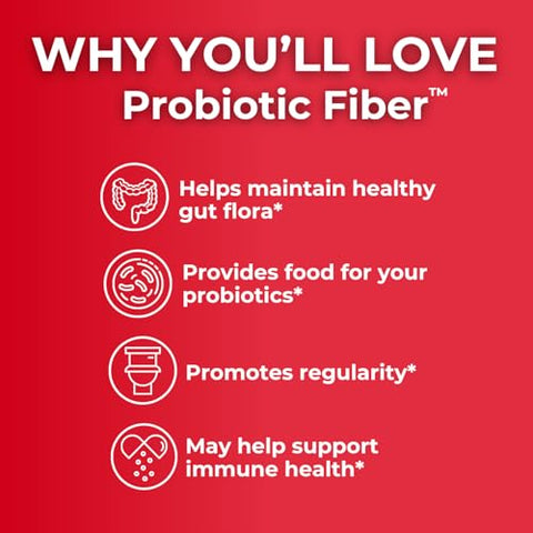 Probiotic Fiber – Suplemento Alimentar, Detox, 30 Cápsulas, 30 Porções - Health Plus