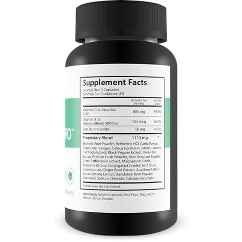 True You Health - Isla Artery Cleanse Pro – Suporte para Limpeza de Veias e Artérias – Melhor Limpeza de Sangue – Arterial
