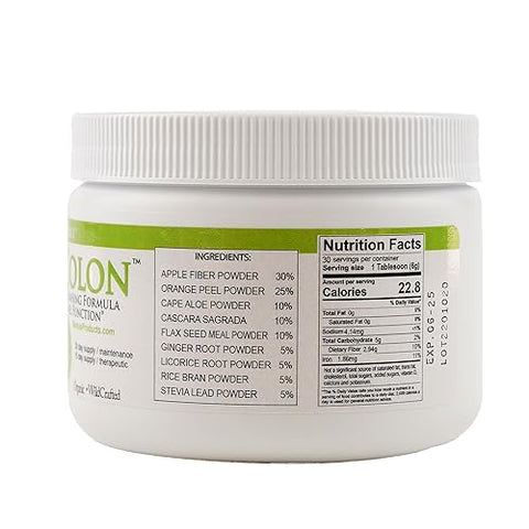 Body Force - Fórmula em Pó para o Cólon Markus – Limpeza Completa do Cólon – Rica em Fibras para Absorção de Toxinas – Aloe, Gengibre, Flavonoides Cítricos – 100g