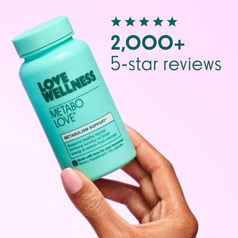 Metabolove – Impulsionador de Metabolismo | Controla Desejos Alimentares para Apoio ao Peso Saudável - Love Wellness