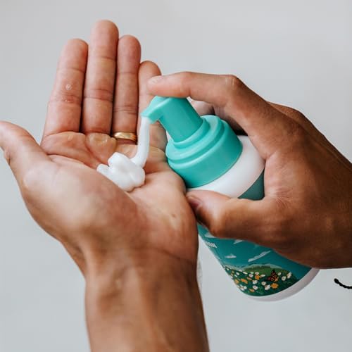 Baby Wash – Shampoo e Sabonete Líquido de Camomila Calmante para Bebês, Orgânico, Suave para Recém-Nascidos e Crianças, 300 ml - Badger