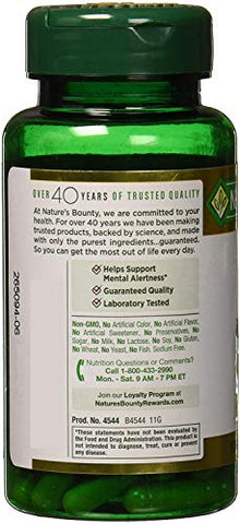 Nature's Bounty - Nature’s Bounty Ginkgo Biloba 120 mg 100 cápsulas (Pacote com 3) – Melhora a Memória e Concentração