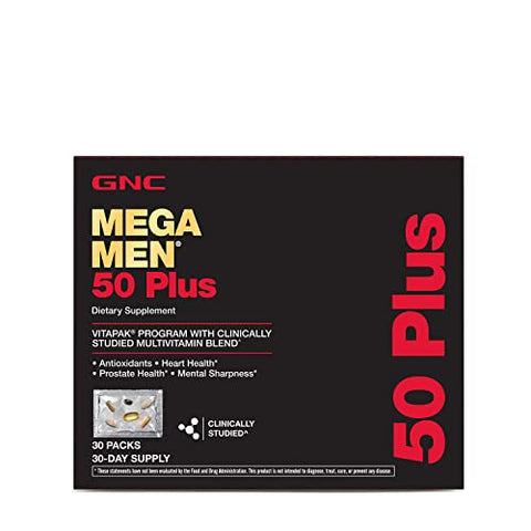 Vitapak Bundle 50 Plus para Homens e Mulheres – Fórmula Completa para Saúde e Bem-Estar - GNC