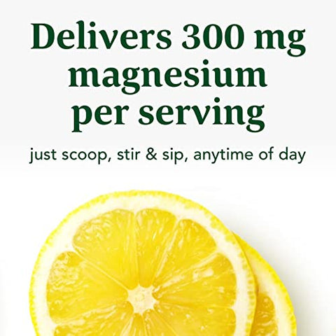 Relax Calm Pó de Magnésio – Magnésio Glicinato Altamente Absorvível, Citrato de Magnésio | 100g - MegaFood