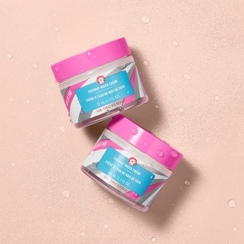 Hello FAB Creme de Água de Coco – Hidratante Facial Leve, Livre de Óleo – 50ml - First Aid Beauty