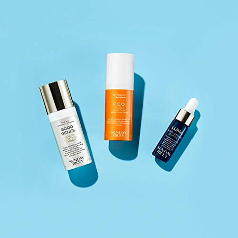 Kit Sunday Riley Jewel Box, 0.7 fl oz (20 ml) – Cuidados com a Pele em Tamanho Mini
