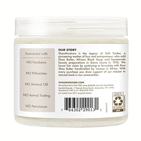 SheaMoisture - Shea Moisture Óleo de Coco 100% Extra Virgem para Cuidados com a Pele, Hidratante para Gestantes contra Estrias, Óleo de Coco Puro para Cuidados com o Cabelo, Vitamina E, Removedor de Maquiagem de Óleo de Coco