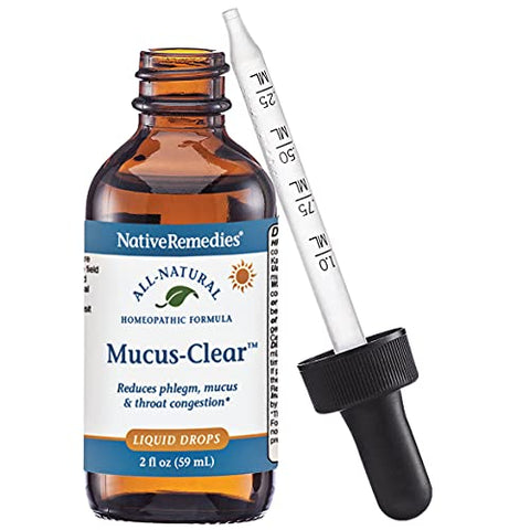 Native Remedies - NativeRemedies Mucus-Clear: Alívio Natural da Congestão Nasal e Excesso de Muco | 30ml