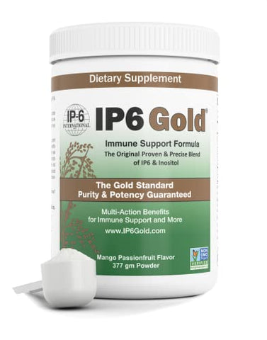 IP6 Gold - IP-6 Gold Pó com Sabor Aprimorado de Manga Maracujá, 60 Porções – 60g