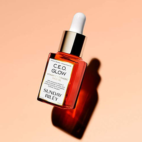 Sunday Riley C.E.O. Glow Vitamina C – Iluminador Facial com Vitamina C para uma Pele Radiante – 30ml