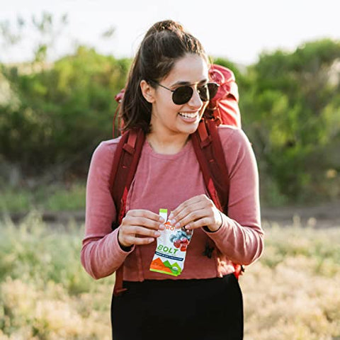 Probar - PROBAR – Bolt Energy Chews Orgânicos, Explosão de Frutas Vermelhas, Sem Transgênicos, Sem Glúten, Certificado Orgânico pelo USDA, Energia Natural e Saudável, Gomas Energéticas Rápidas com Vitaminas B