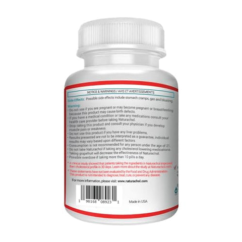Naturachol - Fórmula Avançada de Suporte ao Colesterol | 90 Comprimidos Veganos | Extrato de Arroz Vermelho, Azeite de Oliva, Aveia, CoQ10, Extrato de Semente de Uva | Marca: Advanced Cholesterol Support Formula