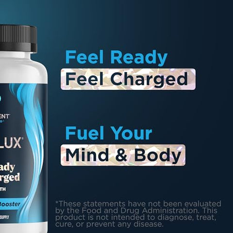 VitaFLUX – Suplemento de Óxido Nítrico, L-Arginina e Citrulina de Qualidade para Homens, Suporta Fluxo Sanguíneo Saudável, Impulsionador de Óxido Nítrico, 180 cápsulas - Promescent