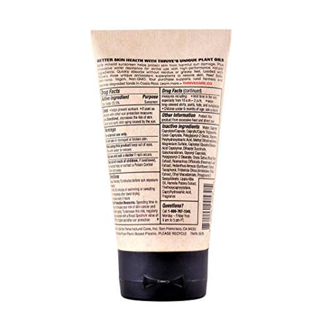 Thrive Natural Care - Protetor Solar Thrive Reef Safe SPF50 – Hawaii 104 Compatível com Recifes – Protetor Solar Mineral Não-Nano Óxido de Zinco – Vegano, (165 ml (1 unidade))