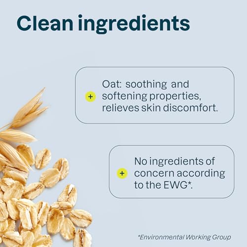 Body Wash para Pele Sensível com Aveia, Verificado pelo EWG, Testado Dermatologicamente, Vegano, Extra Suave, Sem Perfume, 473 ml - ATTITUDE