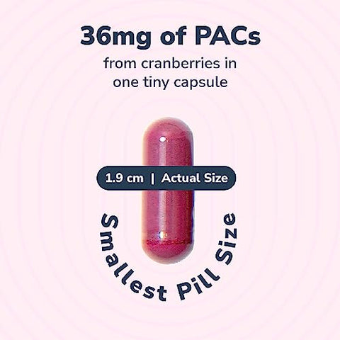 Szio+ - Utiva Cranberry PACs – Ingredientes Clinicamente Estudados 36mg PACs para Prevenção de ITU – Suplemento para Saúde do Trato Urinário para Mulheres e Homens – Comprimidos de Extrato de Cranberry para Bexiga – Marca Utiva