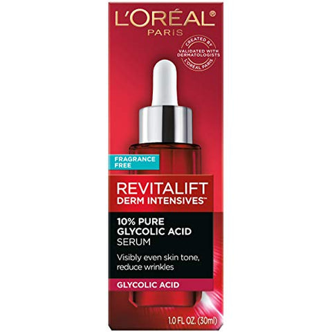 L'Oreal Paris - L’Oreal Paris Revitalift 10% Ácido Glicólico Puro – Sérum Facial, Uniformiza o Tom