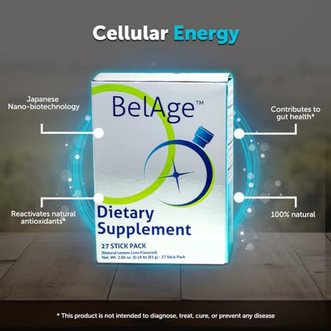 Global Belage: Suplemento em Pó com Postbióticos, Melhora o Desempenho Esportivo e Energia, Sabor Natural e Sem Glúten, Peso Líquido 81g, 27 Sachês - Sanki