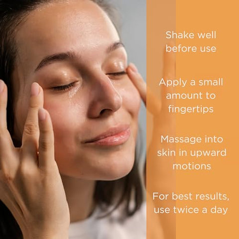 Serum Facial de Vitamina C, Ilumina, Hidrata e Reduz Sinais de Envelhecimento, com Vitamina C, Ácido Hialurônico e Ferúlico, 60 ml - InstaNatural