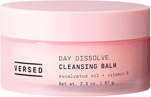 Day Dissolve Cleansing Balm – Bálsamo de Limpeza que Remove Maquiagem com Vitamina E e Óleo de Eucalipto para Acalmar a Pele – Limpeza Dupla à Base de Óleo com Óleo de Abacate e Jojoba (2.3 oz) - Versed