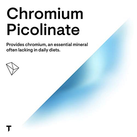 THORNE - Thorne Chromium Picolinate – 500mcg de Cromo – 60 Cápsulas | Suplemento de Cromo de Alta Qualidade