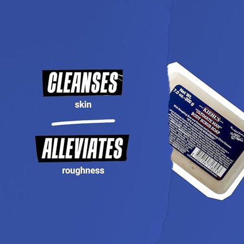 Kiehl’s Ultimate Man – Sabonete Esfoliante em Barra, Gel de Banho Energizante para a Pele Masculina, Limpa e Revitaliza