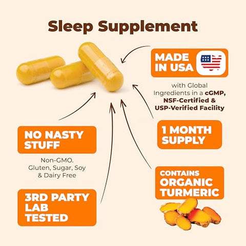 Vimerson Health - Turmeric Melatonin – Benefícios para o Sono e Saúde – Marca Líder