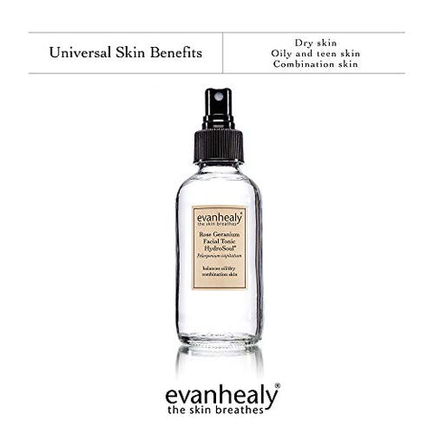 evanhealy - Evanhealy Tônico Facial de Gerânio Rosa com HydroSoul – Hidrossol Orgânico de Plantas 100% Puro – Protege
