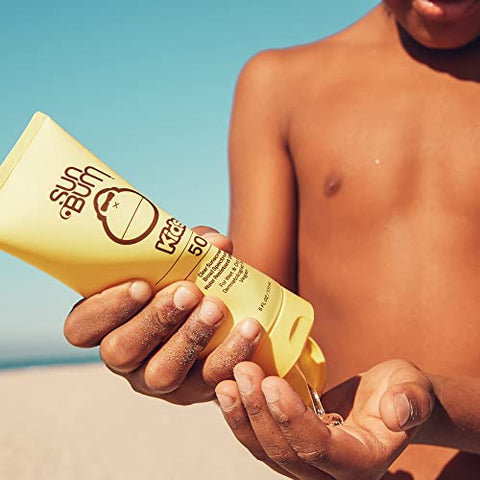 Protetor Solar Infantil Sun Bum FPS 50 | Aplicação Molhada ou Seca | Amigo dos Recifes (Octinoxate) | 100ml