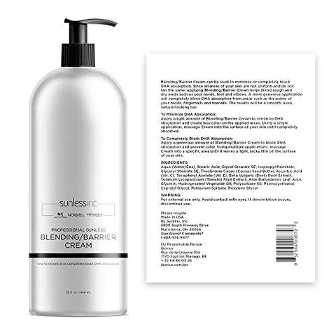 Pro Blending Creme Barreira DHA para Bronzeamento a Jato, 32 fl. oz. (946 ml) - Norvell