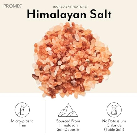Pacotes de Hidratação em Pó de Eletrólitos | Sal Rosa do Himalaia, Magnésio, Potássio, Vitamina C | Sem Açúcar – 30 Unidades - ProMix Nutrition