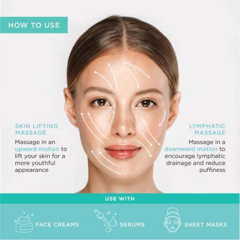 MonétBeauty - Globos de Gelo em Aço Inoxidável para Faciais (Dourado), Duráveis e Instantaneamente Reduzem Inchaço, Fecham Poros e Aliviam Sinusite, Globos Faciais para Massagens e Beleza Diária