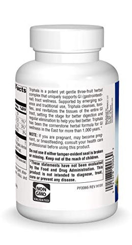 Triphala 1000mg – Limpeza Interna para o Trato GI – 180 Comprimidos - Planetary Herbals