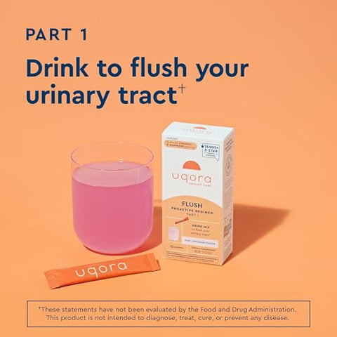 Kit 3-Pack – Bebida em Pó para Saúde do Trato Urinário, Limpeza Diária de Biofilme e Probiótico Vaginal Especializado - Uqora