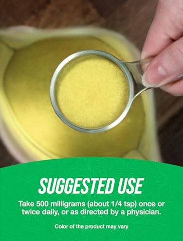 com Pó de Berberina HCl – Suplemento de Berberina, 500mg por Porção, Livre de Glúten, 250g (Pack de 1) - BulkSupplements